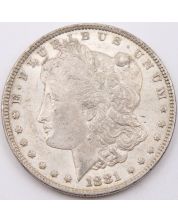 1881 O Morgan silver dollar Choice AU