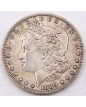 1889 O Morgan silver dollar EF