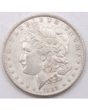 1889 Morgan silver dollar EF/AU