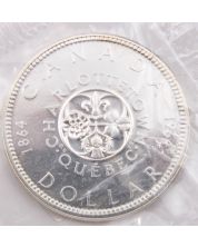 1964 Canada Missing Dot silver dollar RC MINT sealed Choice Prooflike