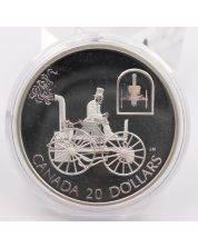 2000 Canada Silver Coin The HS Taylor Buggy - Transportation Series 