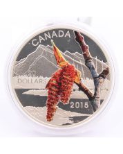 2015 Canada $20 Fine Silver Coin Boreal Balsam Poplar - Forests of Canada 