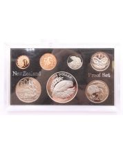 1986 New Zealand 7-coin set Kakapo Bird mint sealed all coins Gem Cameo Proof