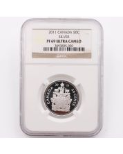 2011 Canada Silver 50 cent NGC PF69 Ultra Cameo