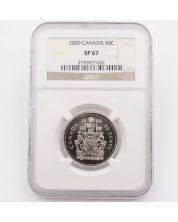 2000 Canada 50 cent NGC SP67