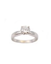 1.06ct Diamond SI3 J white 19K gold ring with appraisal $11,800.00 Size-6.5