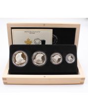 2015 Canada Bald Eagle Fractional Fine Silver 4 coin Set 