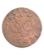 1747 Netherlands Duit circulated