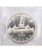 1959 Canada silver dollar Gem Prooflike