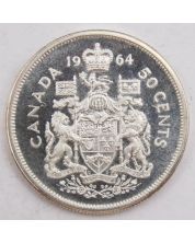 1964 Canada 50 cents  Gem Prooflike Cameo