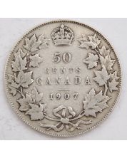 1907 Canada 50 cents FINE