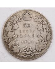 1907 Canada 50 cents VG