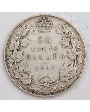 1919 Canada 50 cents FINE