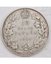 1919 Canada 50 cents VG+