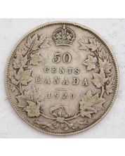 1920 Canada 50 cents  VG