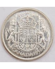 1958 Canada 50 cents UNC+