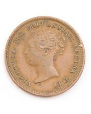 1844 Great Britain Half Farthing VF