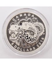 2016 $8 Fine Silver Coin - Dragon Dance