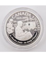 2015 $3 Fine Silver Coin - 100th Anniversary of In Flanders Fields