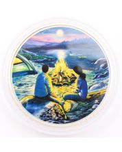 2017 $15 Fine Silver Coin - Great Canadian Outdoors Around the Campfire