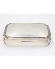 Tiffany & Co Makers Sterling Silver Box Hinged Jewelry Box Antique 