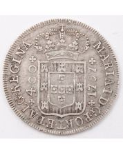 1797 Portugal 400 Reis silver coin 14.59g nice EF