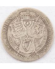 1898 Great Britain silver Florin circulated