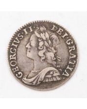 1746 Great Britain 2 pence silver George II  a/EF