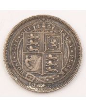 1887 Great Britain 6 pence Shield and Garter VF