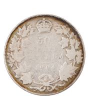 1904 Canada 50 cents G/VG