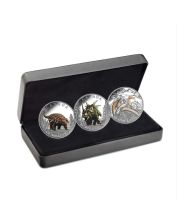 2016 Canada $10 Fine Silver Coin - Day of The Dinosaurs - 3 Coin Set