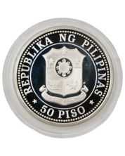 1979 Philippines 50 Piso silver coin Year of the Child Gem Proof