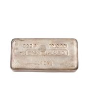 Engelhard 10 oz Silver Canadian Ingot 3rd Series .999+ Fine Rare Vintage Bar