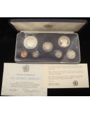 1973 Jamaica Silver Proof Set 7 Coins