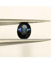 Blue Oval Sapphire 1.08 Carat Precious Gemstone