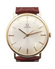 Vintage Omega 131016 14k Solid Gold cal. 600 33mm Manual Wind 1960s Mens Watch 