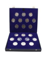 1971-1980 Canada 18-coin complete Silver and nickel dollar set Choice condition