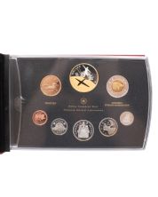 2009 Canada Proof Silver Set - Anniversary of Flight Dollar with Gold Plating