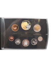 2008 Royal Canadian Mint Proof Set With a 400th Anniv Quebec City gold Guilded Coin