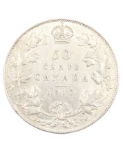 1917 Canada 50 cents VF+