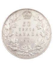 1931 Canada 50 cents F+