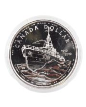 2010 Brilliant Uncirculated Dollar 100th Anniversary Of The Canadian Navy RCM