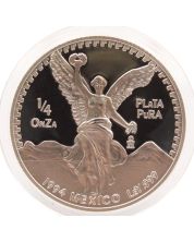 1994 Mexico Libertad 1/4 oz Silver Bullion Coin Proof