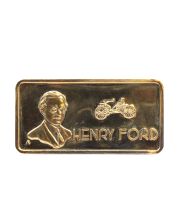 Henry Ford Art Bar 1 Troy oz.999 Silver- Hamilton Mint Our Greatest Americans