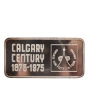 1 oz Silver Calgary Alberta 1975 City Century 100th #00104 PMP 