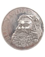 2 oz .999 Silver Round Christmas Feliz Navidad Dos Onzas Troy Plata Pura