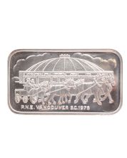 1976 Delta 1 Oz Silver Bar Serial #800 Vancouver BC PNE Colliseum 