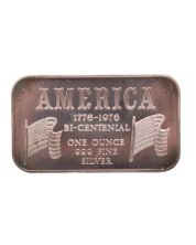 1 oz Madison Mint America 1776-1976 Bicentennial Flag 1oz .999 Silver Bar