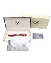 Visconti Homo Sapiens Chiantishire Crystal LE fountain pen 23kt Pd F nib