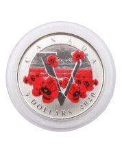 2020 Canada $5 Moments To Hold: Remembrance Day - Pure Silver Coin